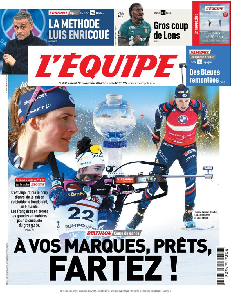 Le programme de la Coupe du monde 20242025 de biathlon étapes